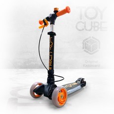 유아 세발킥보드 티큐브 블랙 1P 접이식 LED 씽씽이 1EA, 1개