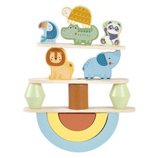 TOOKY 애니멀 밸런스 탑쌓기 004 블록 인지 유치원 어린이집 도형 장난감, 1개