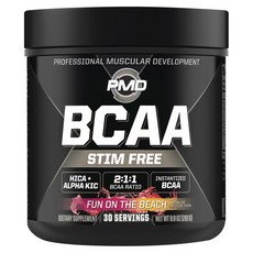 胺基酸BCAA Stim Free補充粉 海灘樂趣口味, 1個, 282g
