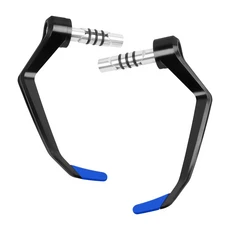 BMW 혼다 가와사키 야마하 스즈키 두카티용 범용 핸들바 그립 브레이크 클러치 레버 핸드가드 가드 보호, 01 China Mainland, 04 파란색