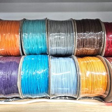 [1yd_90cm] 1.5mm 면왁스끈 오시도리줄 31색상, 1개, 05.브라운