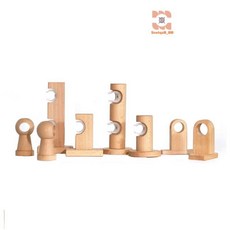 實木羅馬桿支架 窗簾桿底座 託頂 裝掛鈎架子簾桿架雙桿單桿固定配件, A款胡桃色雙桿支架1個 白蠟木,29mm, 1個