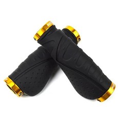 자전거 그립 TPR 고무 통합 MTB 사이클링 핸드 레스트 산악 도로 핸들 바 케이싱 외장 충격 흡수, 04 Gold, 1개