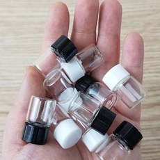 스크류캡 유리 바이알병 2ml 크기:1.2cmx3.5cm(1개)aco-250