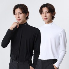 미즈노 골프 스포츠 하프넥 언더레이어 남성용 이너웨어