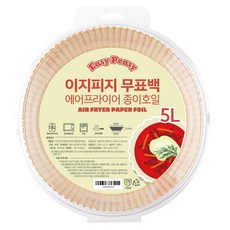 이지피지 무표백 에어프라이어 종이호일, 1개, 90개입, 20cm