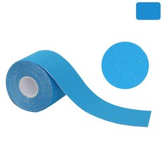 스포츠 테이프 테이핑 키네시올로지 근육 무릎 손목 발목 무릎, 스카이블루