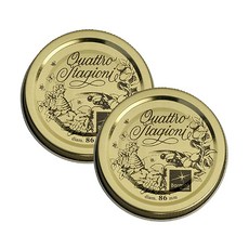 보르미올리 콰트로 86mm 유리병 뚜껑 2개입, 단품, 단품