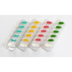 힐리오 칫솔모 리필모세트(이중미세모5개+실리콘모1개) 랜덤발송, 1개