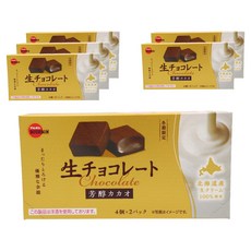 BOURBON 北日本 生巧克力 濃鬱可可 8入, 6個, 45g