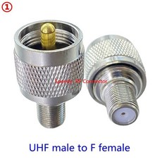 UHF-F TV 수 암 커넥터 동축 테스트 컨버터 RF 황동 빠른 SL16 PL259 SO239 1 개, 04 type1-1pcs