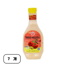 오뚜기 1000아일랜드드레싱, 500g, 7개