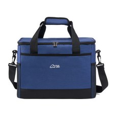 加厚手提防水保溫保冰袋 30L 保冷袋 野餐袋, 1個, 藏青