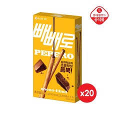 롯데 빼빼로 초코필드 45g x 20개