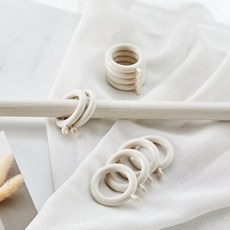 [모던하우스] 25MM 아이보리링 10PCS, 10개