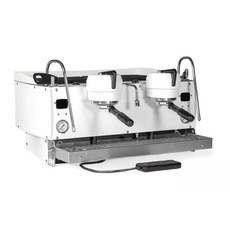 好咖餐飲設計 SYNESSO 商用電控半自動咖啡機 S200 雙孔營業用咖啡機，專業雙孔設計，電控精準萃取，提升咖啡品質, 白, S200 2GR