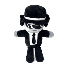 로블록스 포세이큰 캐릭터 봉제인형 후드 게임굿즈, 1개, V. 스마일 버전, 25cm