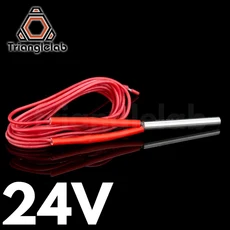 Trianglelab 3D 프린터 647.5MM 80W 히터 카트리지 100CM 케이블 포함 슈퍼 화산 열 블록 핫 엔드 용, 02 1PC, 01 24V 80W