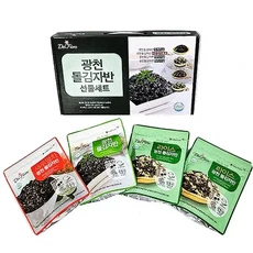 서삼안전 4개입 돌김자반 라이스 김자반 광천 선물세트 새우멸치 (본품), 1개