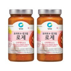 청정원 토마토와생크림 로제 스파게티소스, 600g, 16개