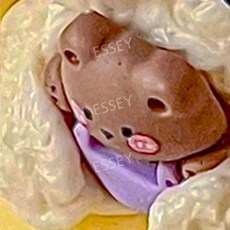 조각 케이크 케익 모형 장식, 2. 수지 보라색 곰 1개