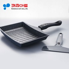 키친아트 계란말이팬 22cm + 계란말이 전용 주걱, 1개