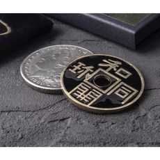 魔術道具 硬幣瞬間交換 摩根幣 經典街頭魔術, 1個, 摩根古幣（直徑38mm)