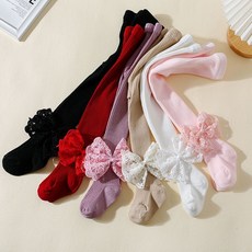 【秋冬兒童保暖褲子】兒童打底褲春秋款外穿洋氣薄款寶寶中厚兒童刺繡蝴蝶結百搭連褲襪