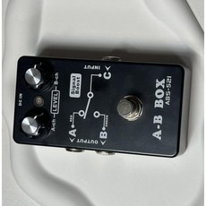 기타 앰프 AB 셀렉터 / 이펙터 엠프 체인 전환 / 트루바이패스 페달, A-B