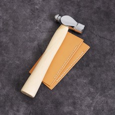 나일론 가죽 조각 망치 나무 손잡이 수직 DIY 절단 및 펀칭, 01 1