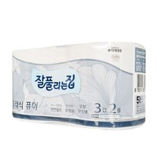 잘풀리는집 클래식 퓨어 화장지 3겹, 25m, 2롤, 1개