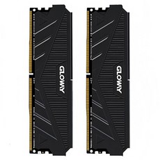 글로웨이 C18 천책 시리즈 DDR4 데스크톱 메모리 스태리 블랙 3200MHz 16GB 2개입, 1개, GW3200N16G-18 1개, GW3200N16G-18