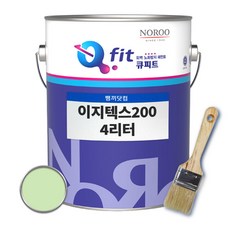 이지텍스200 4리터 수성외부용 페인트 콘크리트 담장 외벽용, 1개, 연두4, 4L