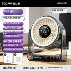 mir 미니 탁상용 선풍기 캠핑, 울트라 윈드화이트 야간조명 48