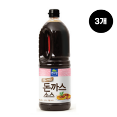 면사랑 부어먹는 경양식 돈까스소스, 3개, 1.8L