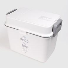 艾爾發寵物 SPUTNIK 斯普尼克 COZY FOOD BOX 機能飼料箱 寵物飼料箱, 1個, 白色, 12L