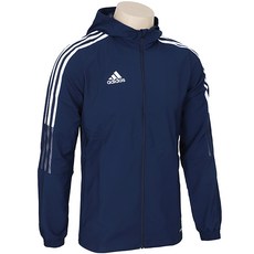 adidas 愛迪達 連帽防風外套+時尚口罩