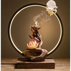 LED불상 부처 향 부처손 공예 꽂이 연꽃 부처님 불교 향꽂이, J. 부처님 손 연꽃