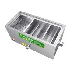 소형 그리스트랩 유수분리조 배수조 거름망 주방 음식점 간이, 60x40x30cm