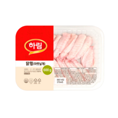 하림 냉장 닭윙 (아랫날개) 600g, (신선) 하림 닭윙(윗날개) 600g, 1개