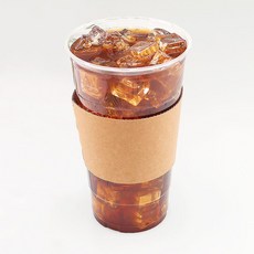 107파이(32온스) 홀더 일회용 투명컵 무지홀더 100개 1리터 일회용 대용량 아이스컵, 1개, 100개입