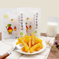 달콤한 자연 해남 고구마 말랭이 60g 꿀 아기 간식 비건, 10개