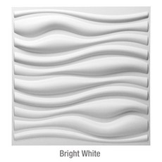 장식용 3D 패널 다이아몬드 디자인 매트 화이트 벽지 벽화 타일 패널 몰드 3D 스티커, R Bright white 1