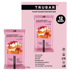 TRU BARBER 純素蛋白棒 草莓水果派口味 12入, 1個, 600g