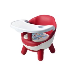 【Hi-toys】多功能兒童椅/嗶嗶椅/餐椅(可拆卸餐盤), 紅色, 1個