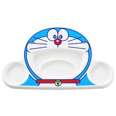 OSK KP-13 2.1 cm 어린이용 플레이트 도라에몽 런치 플레이트 일본제 블루, 1개