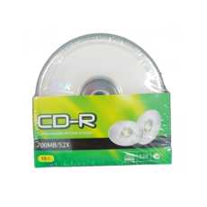 테크람 CD-R 10P 케이크 52X 700MB / 공CD