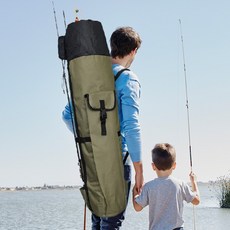 로드거치 릴장착 낚시가방 긴 홀더 벨트 로드 케이스, 상세페이지 참조