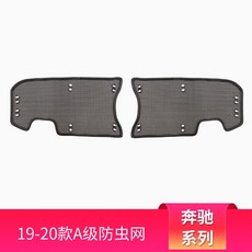 賓士C200 C260 E級E300 GLC260中網防蟲網罩水箱防護網：免拆保桿鋁網防蟲防石, (19-22A級)中網防蟲網