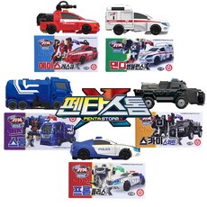 어린이선물 로봇자동차 헬로카봇 미니 펜타스톰X 시리즈 5종, 1 프론 폴리스X, 1개